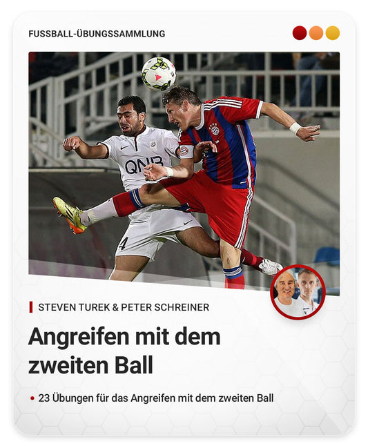 Angreifen mit dem zweiten Ball