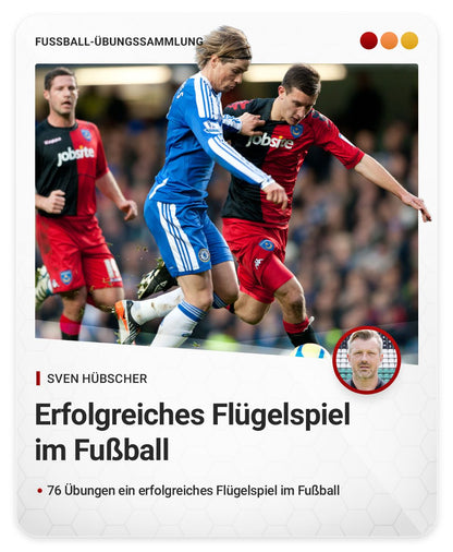 Erfolgreiches Flügelspiel im Fußball