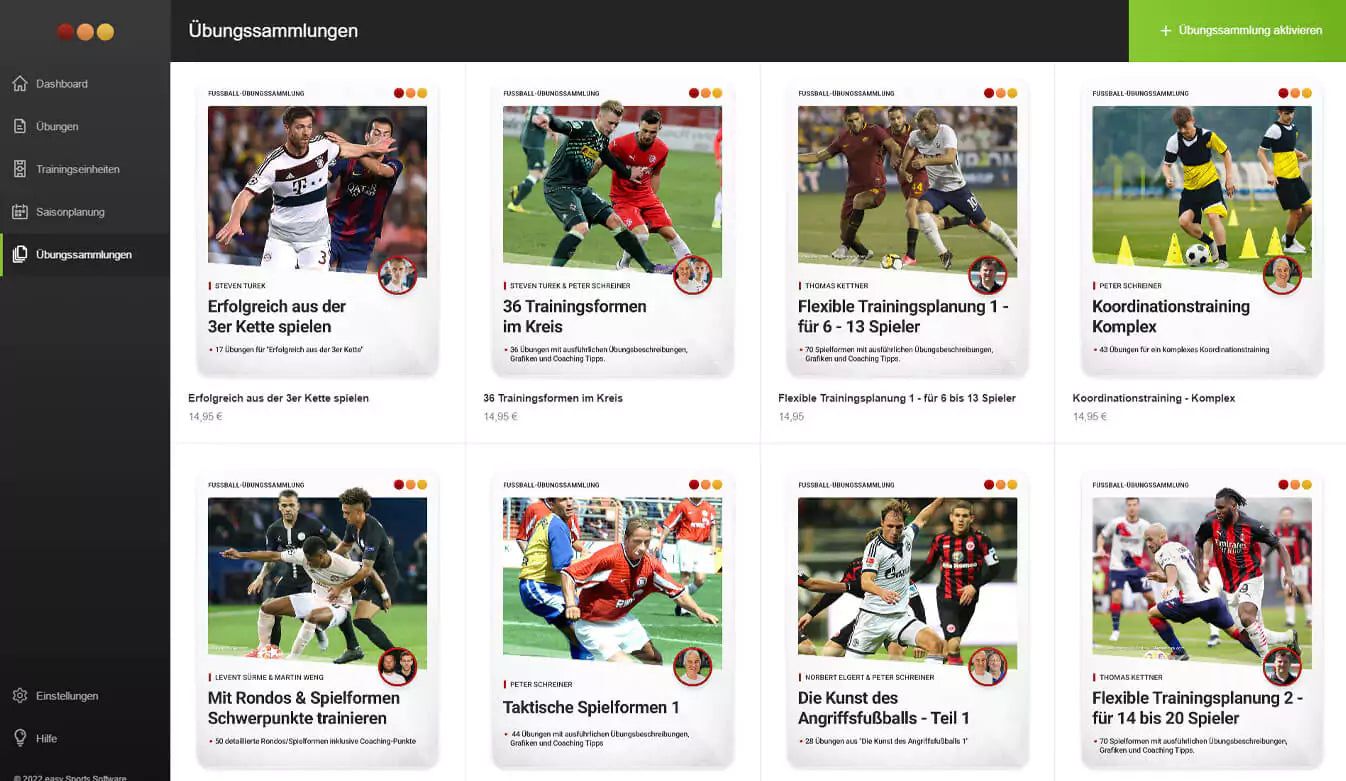 Flexible Trainingsplanung 2 - für 14 bis 20 Spieler